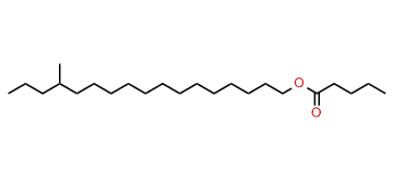 14-Methylheptadecyl pentanoate